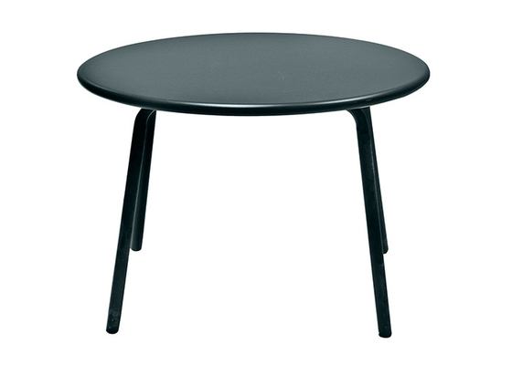 Sturdy Frame UV Proof Garden Steel Table Tahan Suhu Tinggi