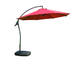 Aluminium Bend Offset Outdoor Hanging Umbrella Dengan Ukuran Dasar φ250x245cm