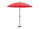 Fiberglass Steel Outdoor Sun Umbrella Multicolor Untuk Meja Taman