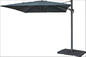 2.7x2.7M Outdoor Hanging Umbrella Mini Roman Parasol Dengan Rusuk Fleksibel